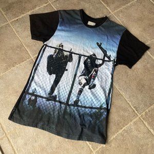 Eleven Paris Skateboard Design Graphic T-shirt -- "Venice" lettering on reverse